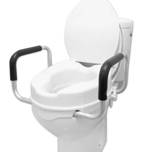 PEPE - Mobility Elevador WC Adulto con Reposabrazos y Tapa