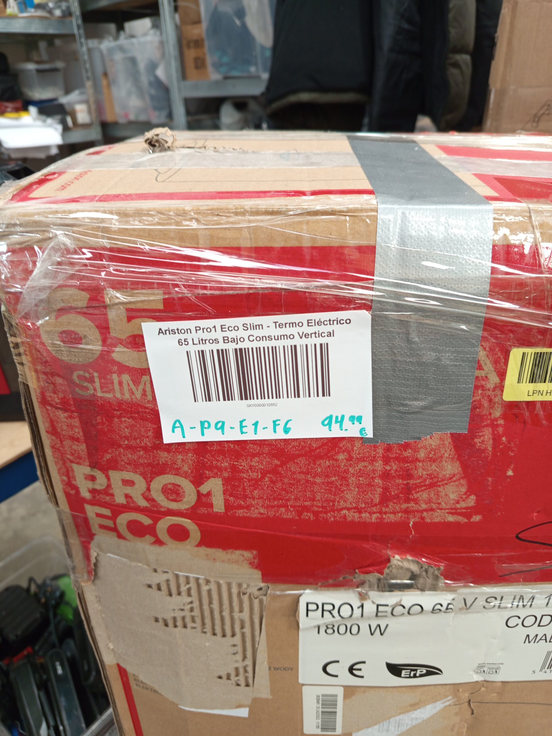 Ariston Pro1 Eco Slim - Termo Eléctrico 65 L. - Imagen 7