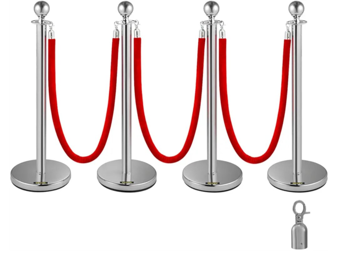 Poste Separador de Cinta Extensible. - Imagen 2