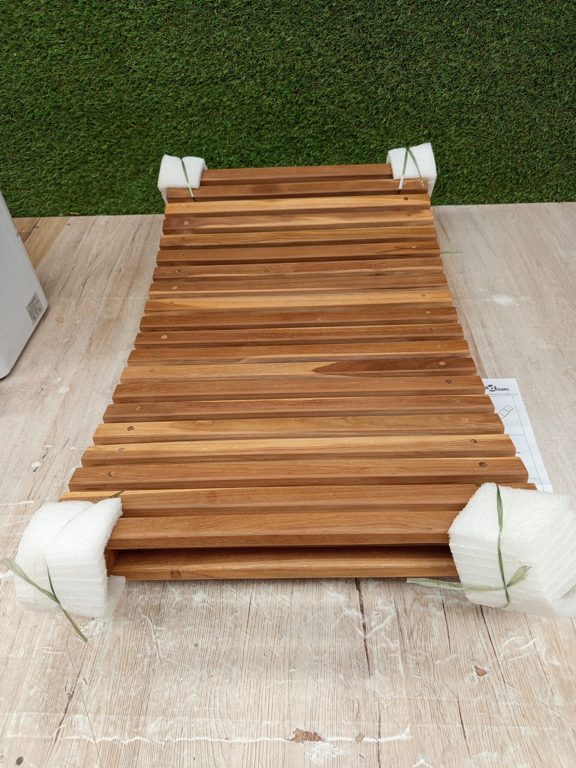 vidaXL Tumbona con Cojin Jardín Patio Exterior Interior Mueble con Respaldo Ajustable - Imagen 3