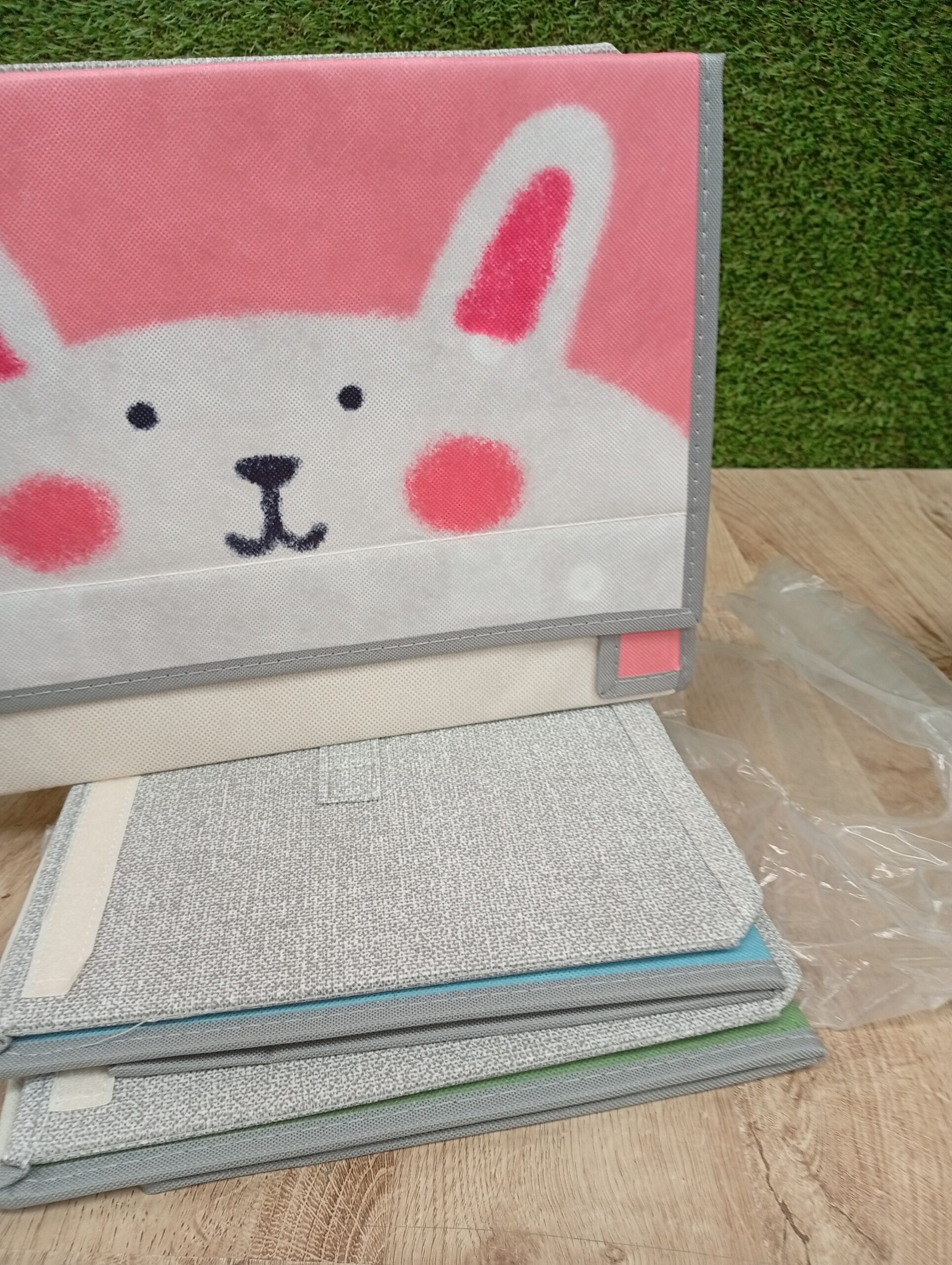 Caja de almacenaje - Conejo Gato León - SONGMICS - Imagen 3