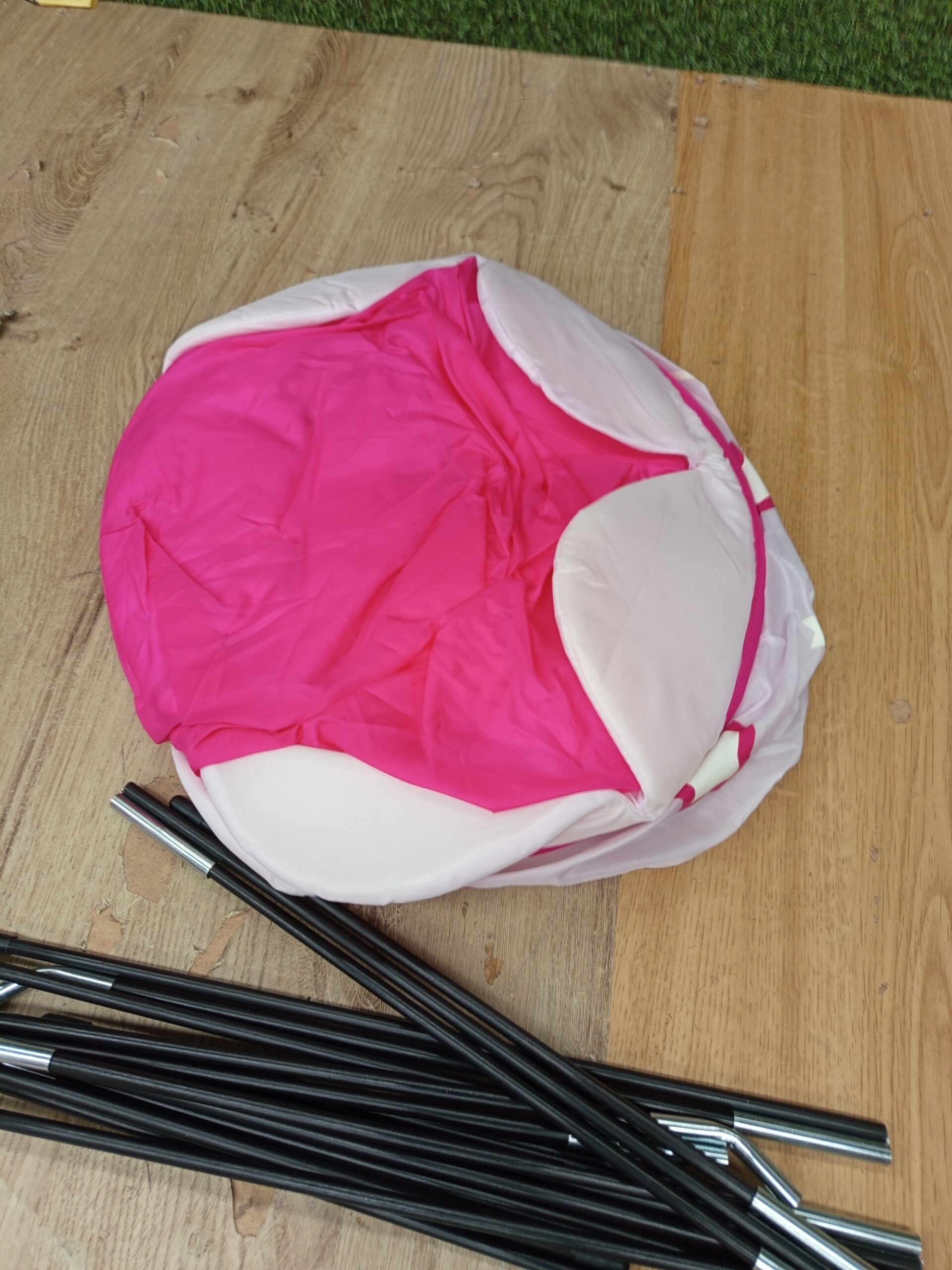 SONGMICS LPT01PK Carpa Infantil, Castillo - Imagen 3