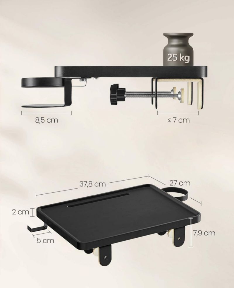 Estante de cama - SONGMICS LET301B01 - Imagen 3