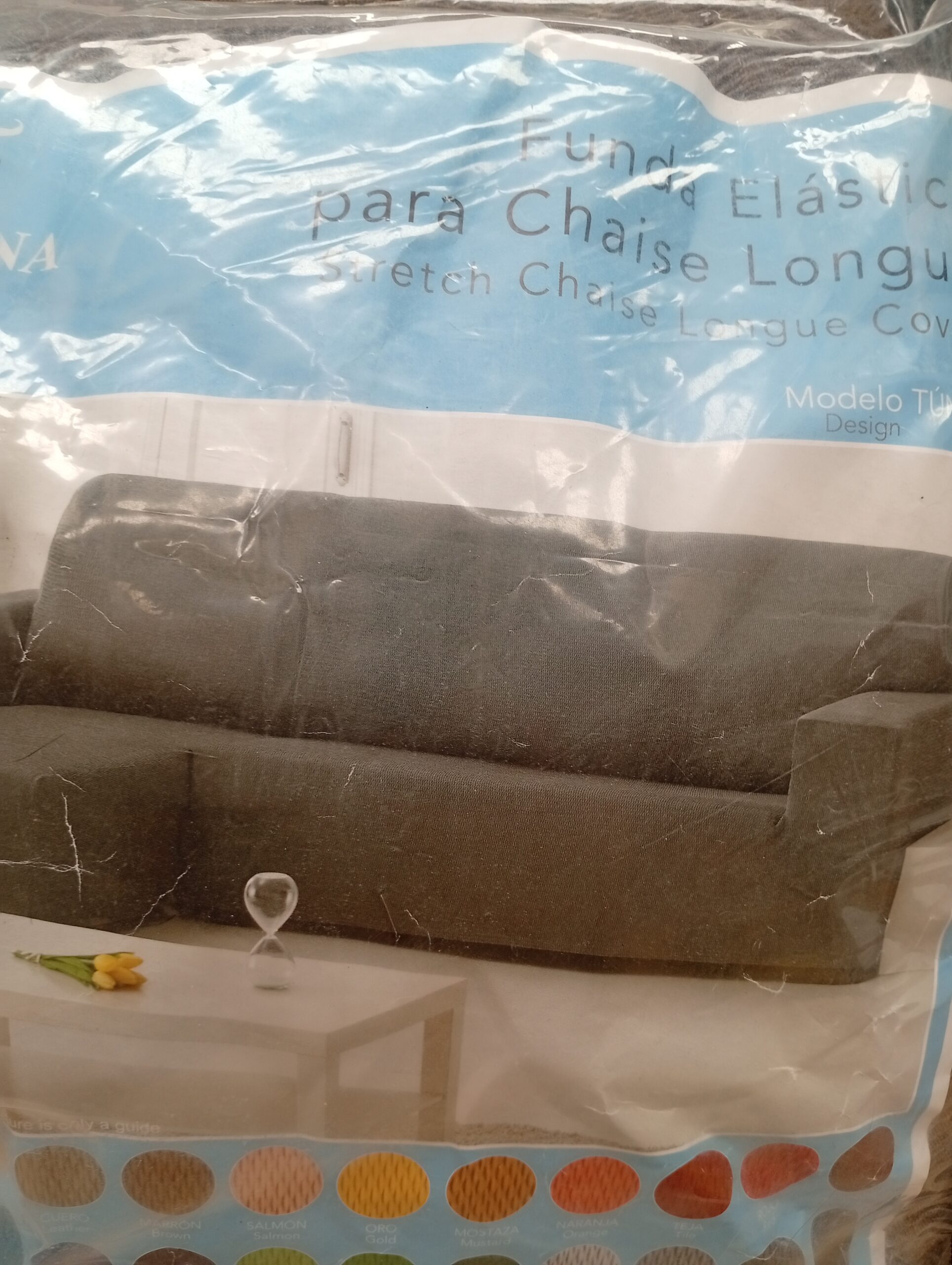 Funda Chaise - Longue Brazo Derecho Marrón - Martina Home. - Imagen 3