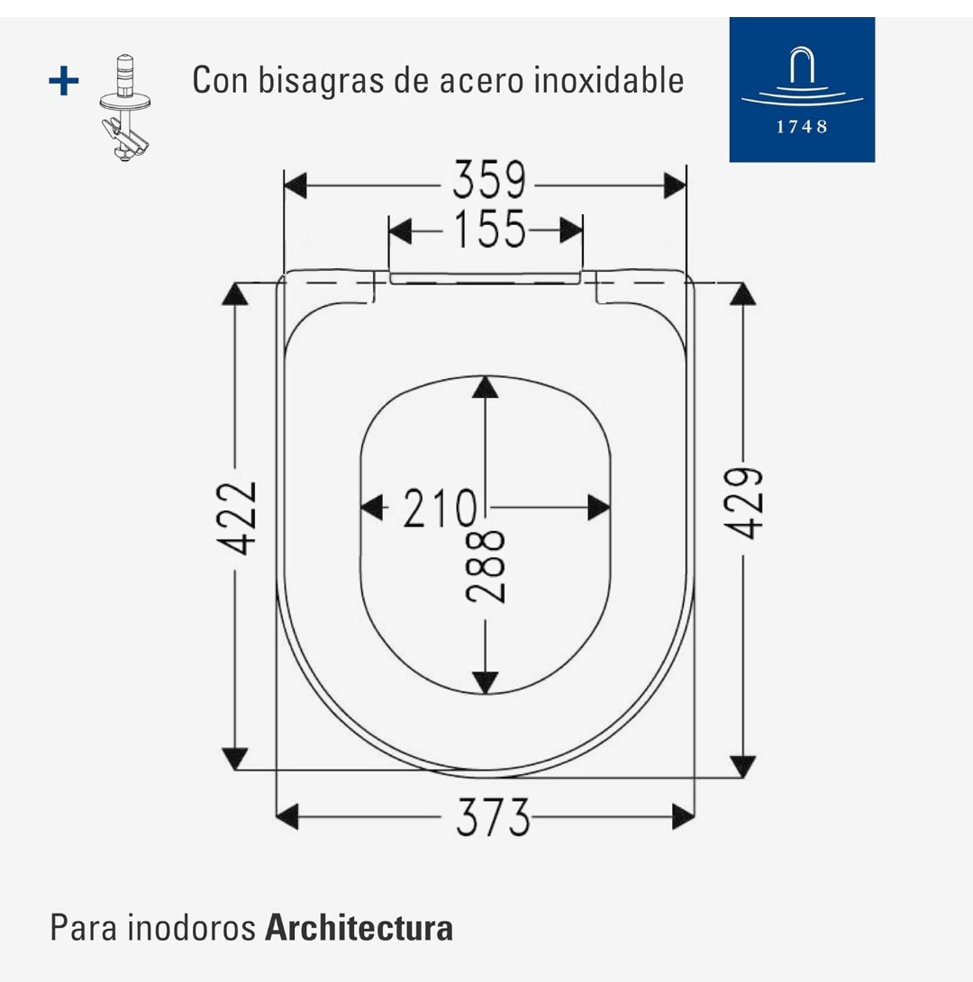 Tapa asiento inodoro - Imagen 3