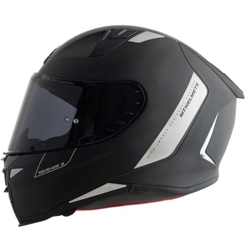 Casco MT Helmets Revenge 2 Negro brillante. - Imagen 3