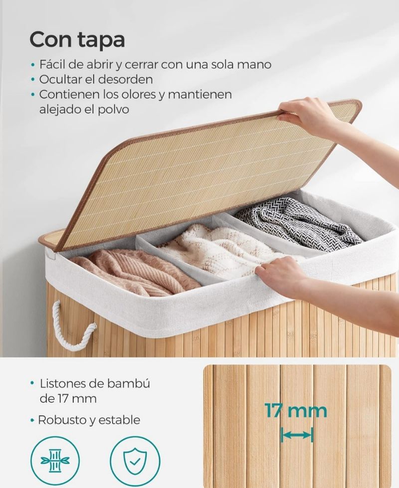 Cesta Lavanderia - LCB091N01 - SONGMICS - Imagen 3