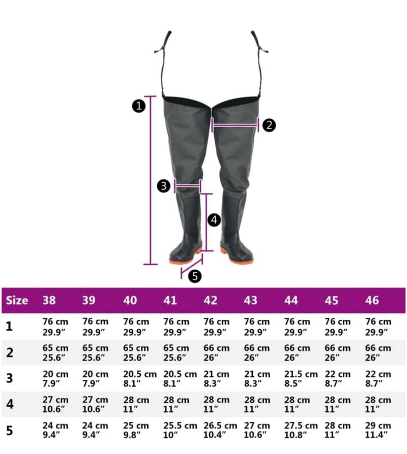 Botas de agua pesca - Negro/Gris - Imagen 3
