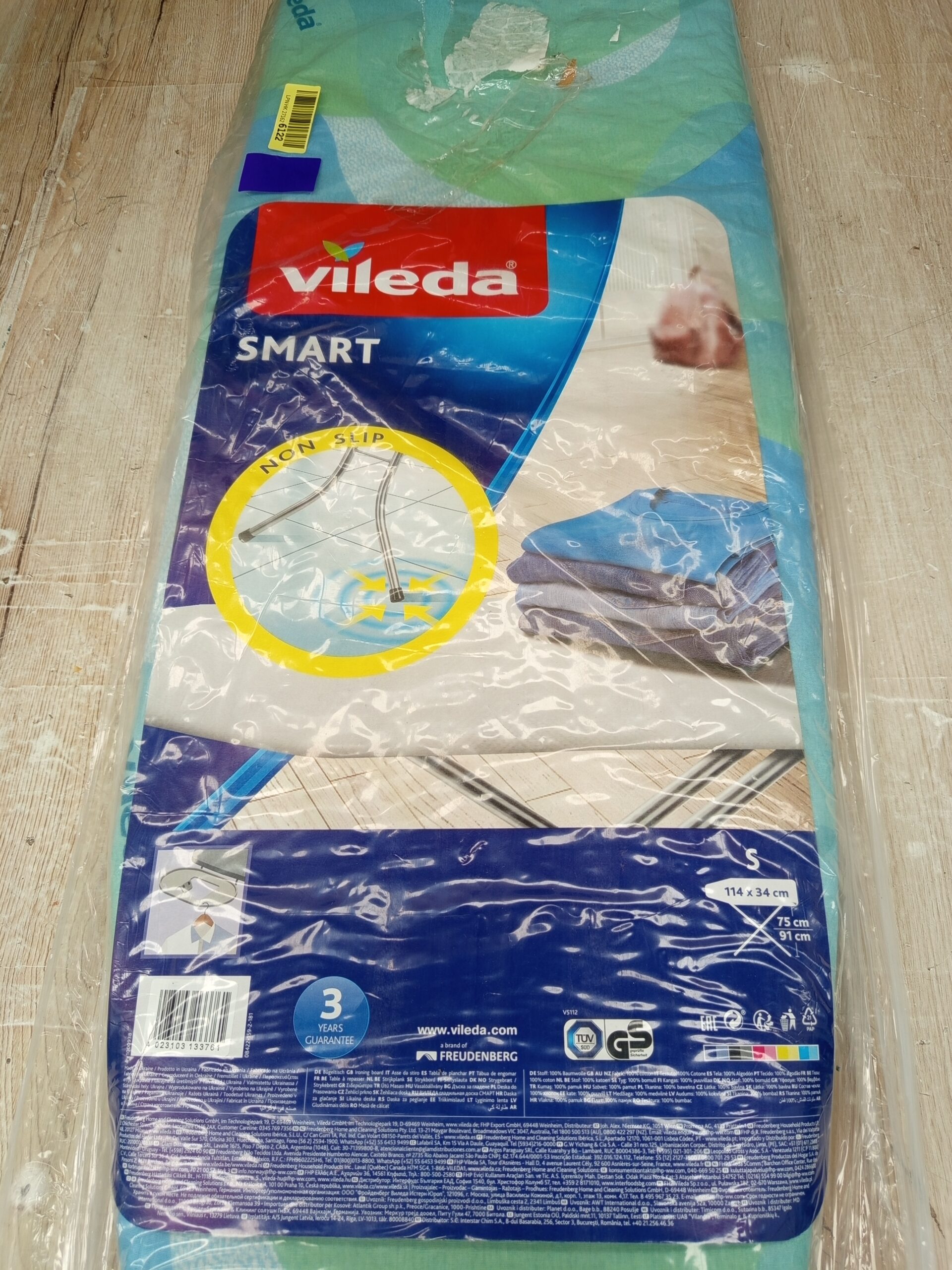 Vileda Smart - Tabla de planchar con patas antideslizantes, - Imagen 3