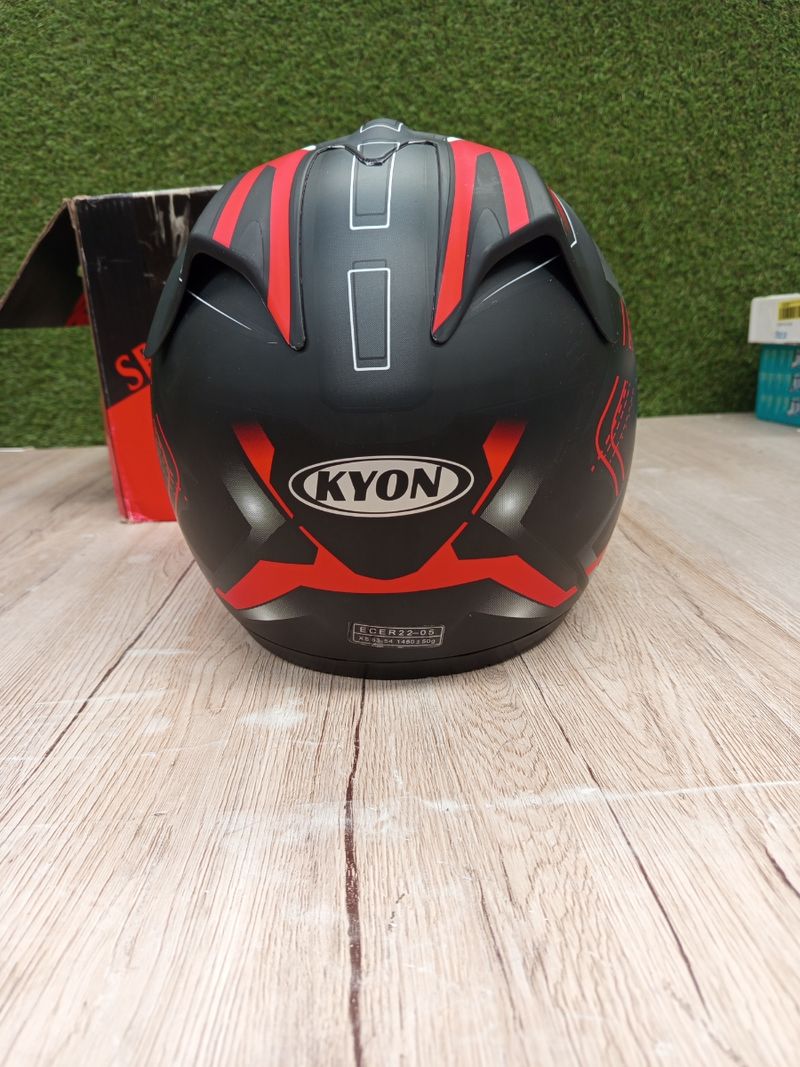 Casco de moto H510 Arrow mate negro/rojo - S - Imagen 9