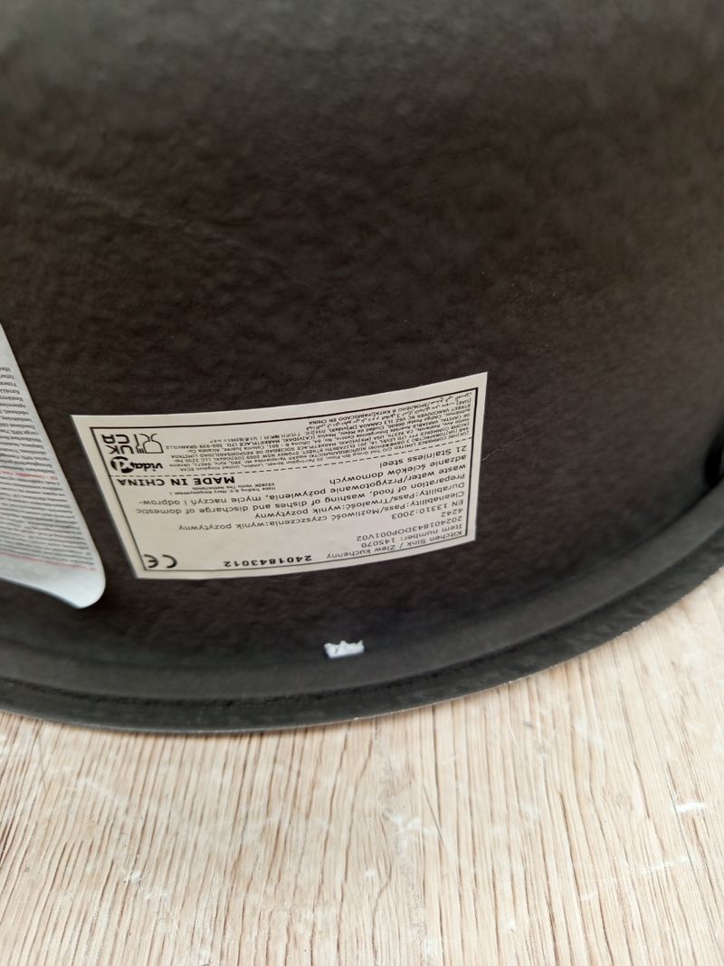 vidaXL Fregadero de cocina de acero inoxidable (sin sifón). - Imagen 9