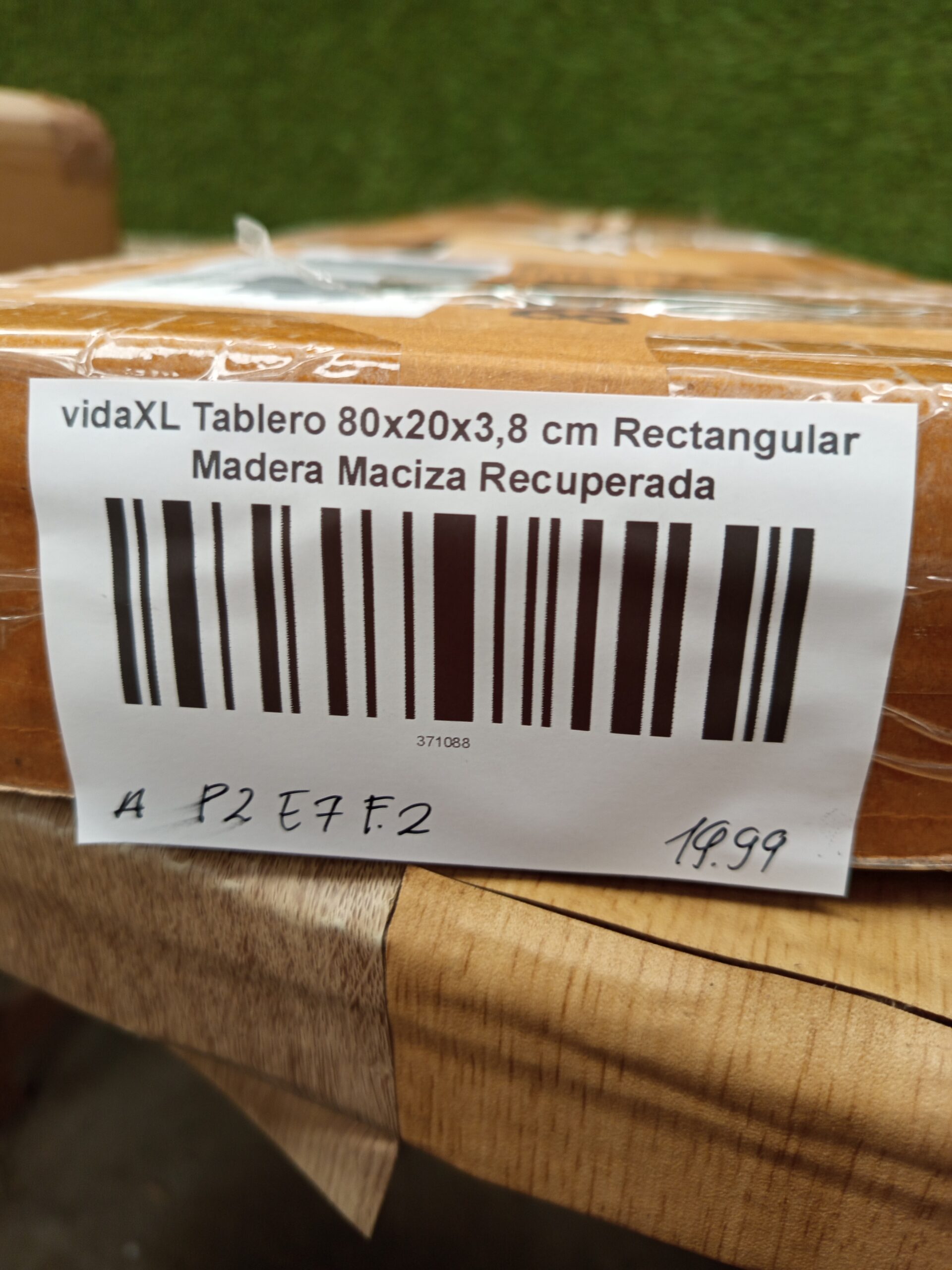 vidaXL Tablero de mesa rectangular - Imagen 4