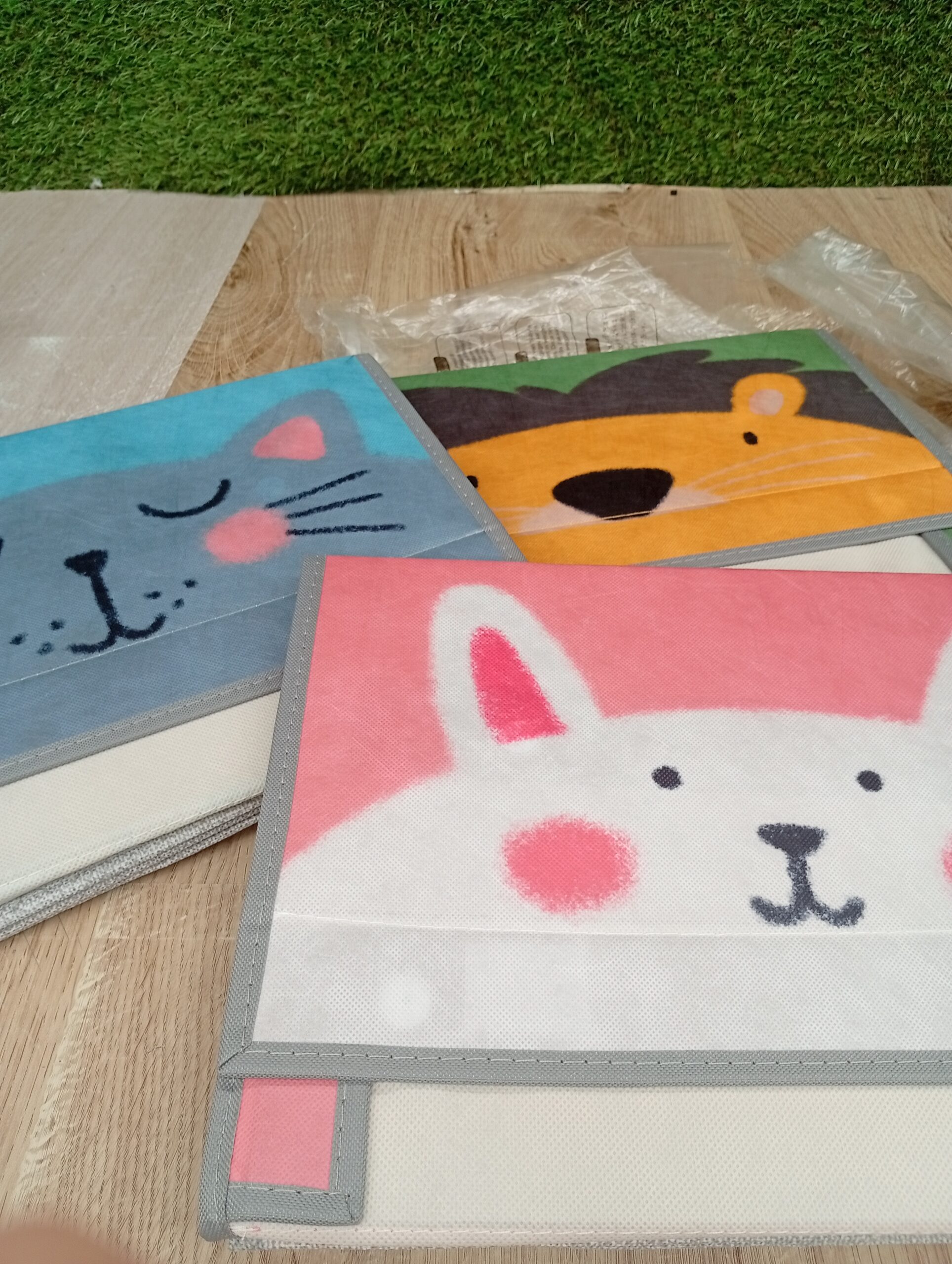 Caja de almacenaje - Conejo Gato León - SONGMICS - Imagen 4