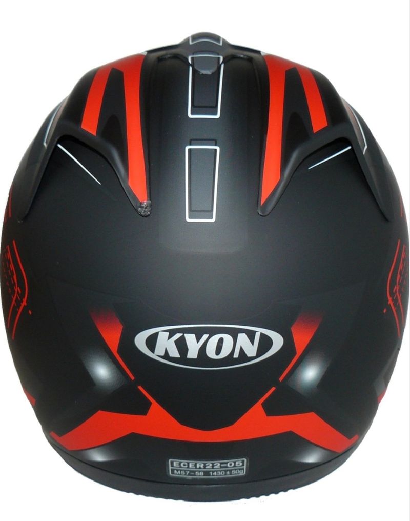 Casco de moto H510 Arrow mate negro/rojo - S - Imagen 4
