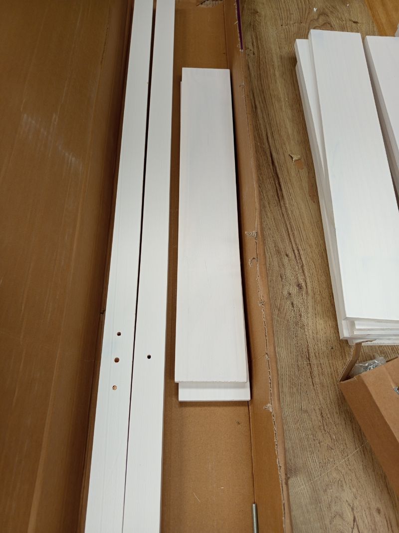 Cabecero cama pino blanco vidaXL - Imagen 4