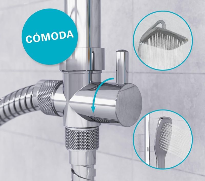 Ducha Baño - Griferia Metalica. - Imagen 4