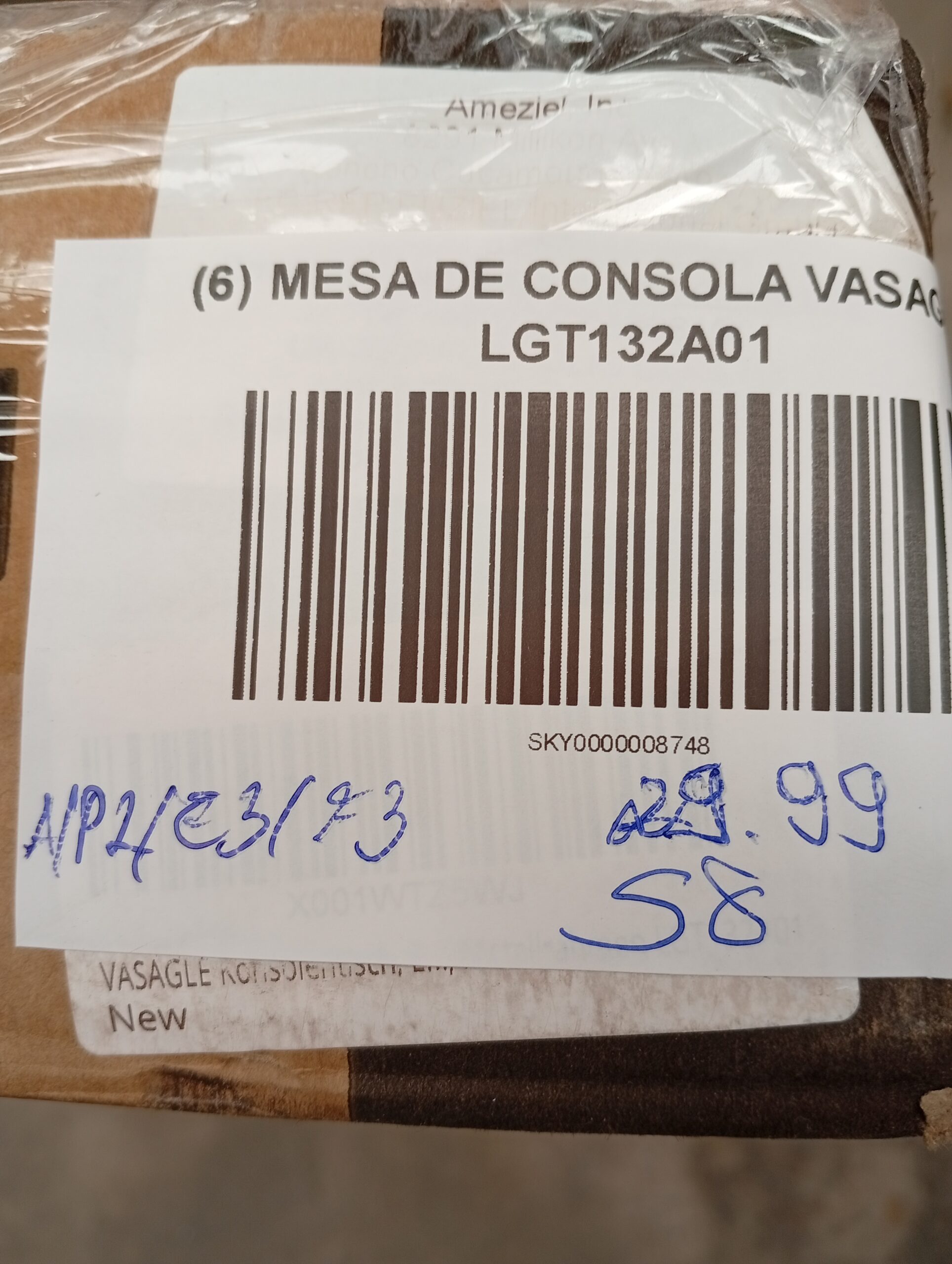 Mesa de consola - LGT132A01 - VASAGLE - Imagen 6