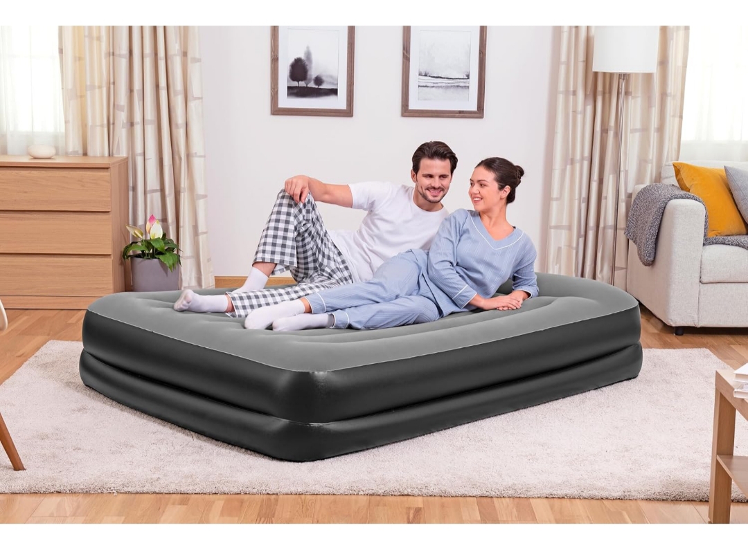 Bestway Premium Airbed Queen - Cama doble, 203 x 152 x 46 cm - Imagen 2