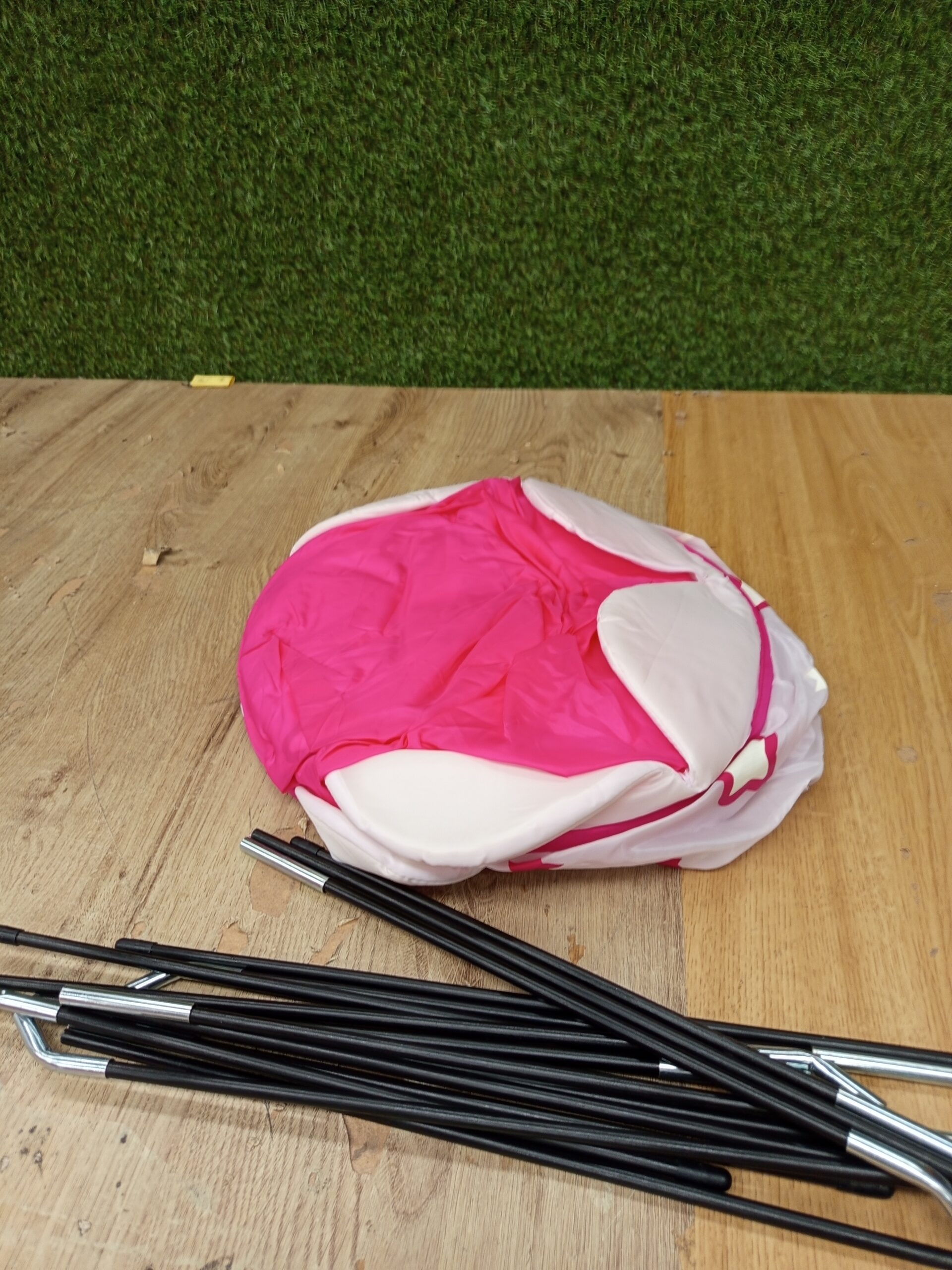 SONGMICS LPT01PK Carpa Infantil, Castillo - Imagen 2