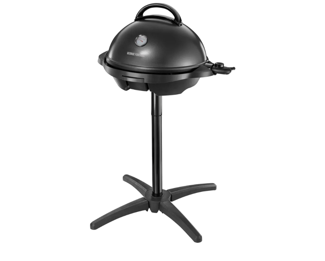 George Foreman Grill - Parrilla Eléctrica, Barbacoa Interior y Exterior - Imagen 2