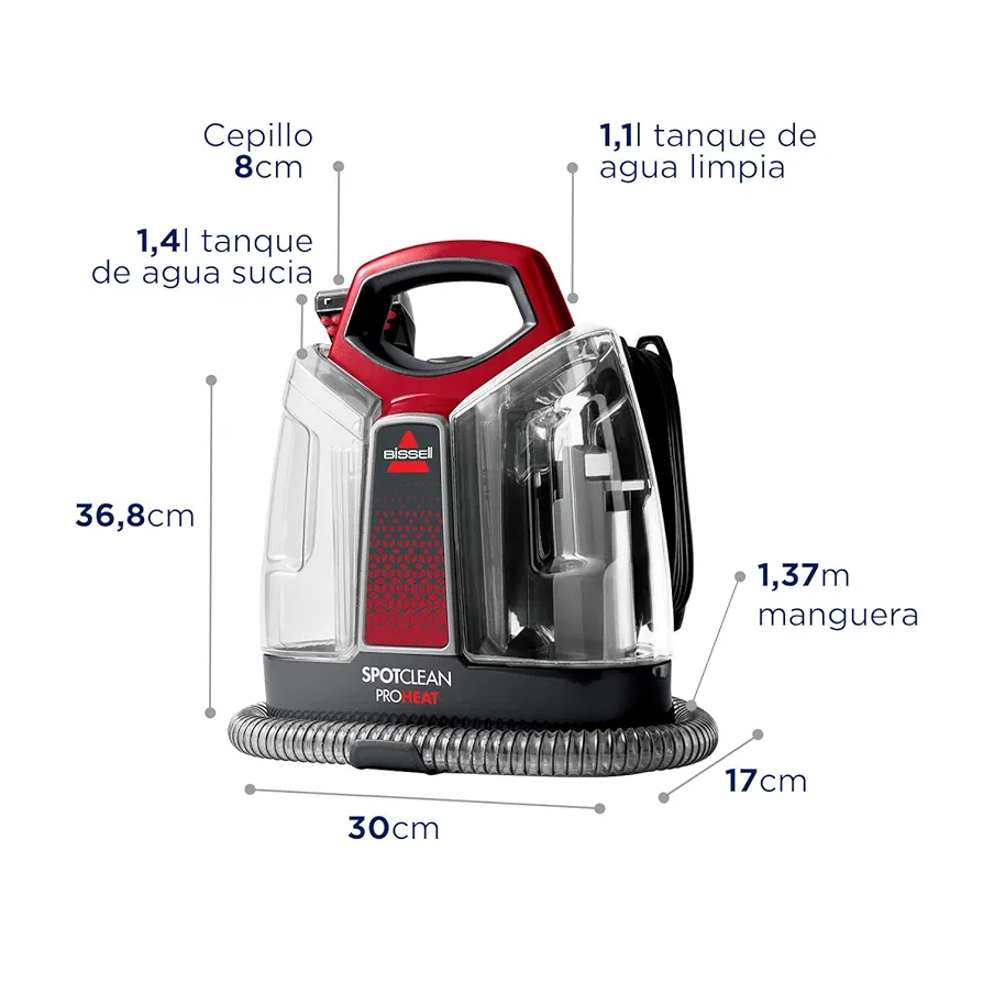 Aspiradora de agua tapicería - SpotClean ProHeat - Bissell - Imagen 2