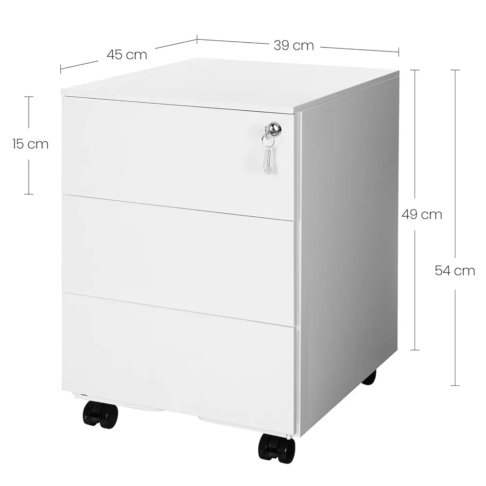 Gabinete de Archivos - OFC63WT - SONGMICS. - Imagen 2