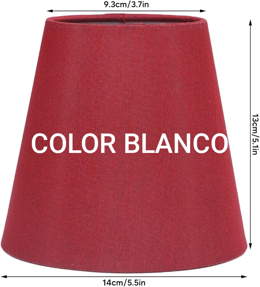 Juego de 6 - pantallas de lámpara BLANCAS - Imagen 2