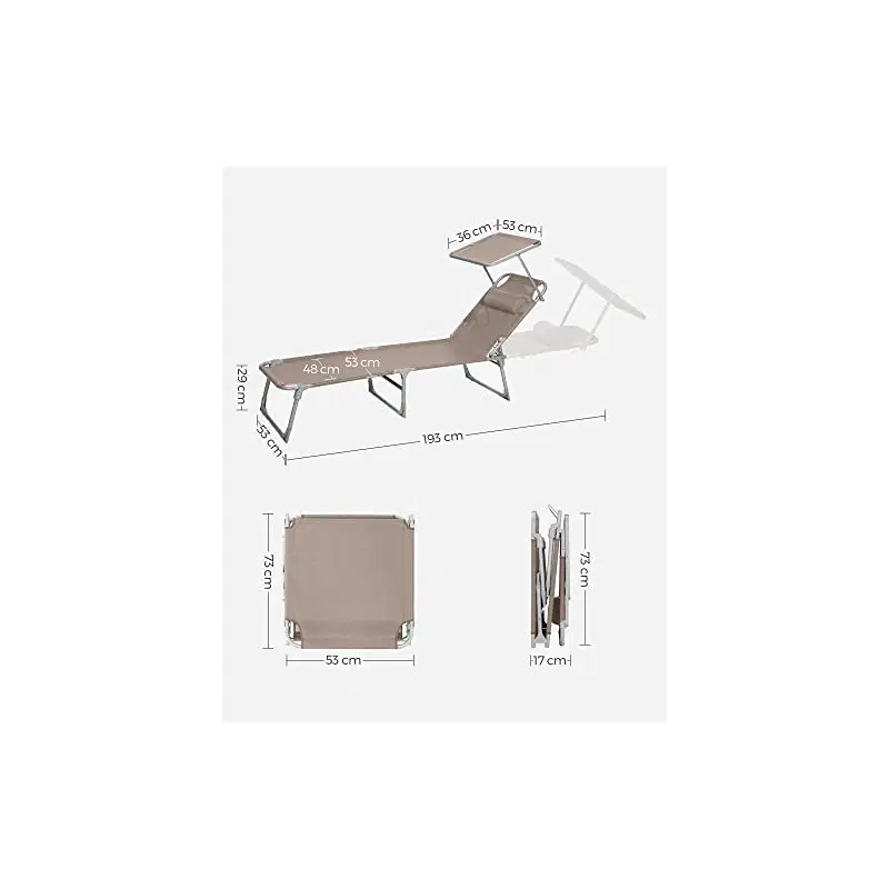 Tumbona para exteriores - GCB192K01 - SONGMICS - Imagen 2