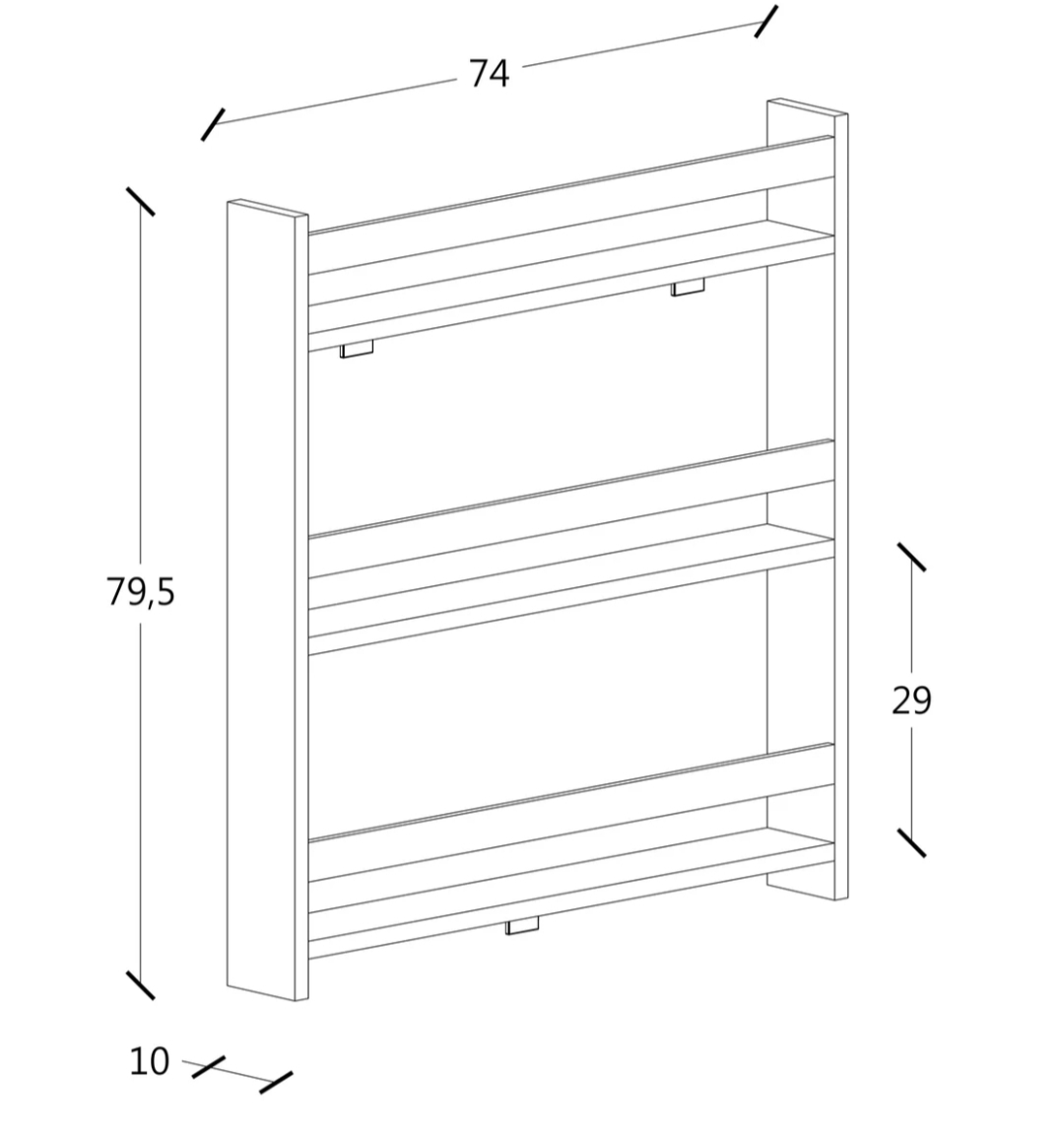 Estante de pared de madera - Imagen 2