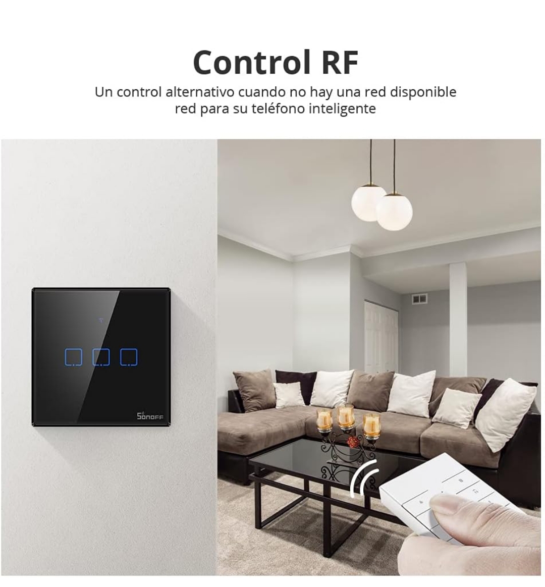 SONOFF T3EU3C Interruptor Inteligente - Imagen 2
