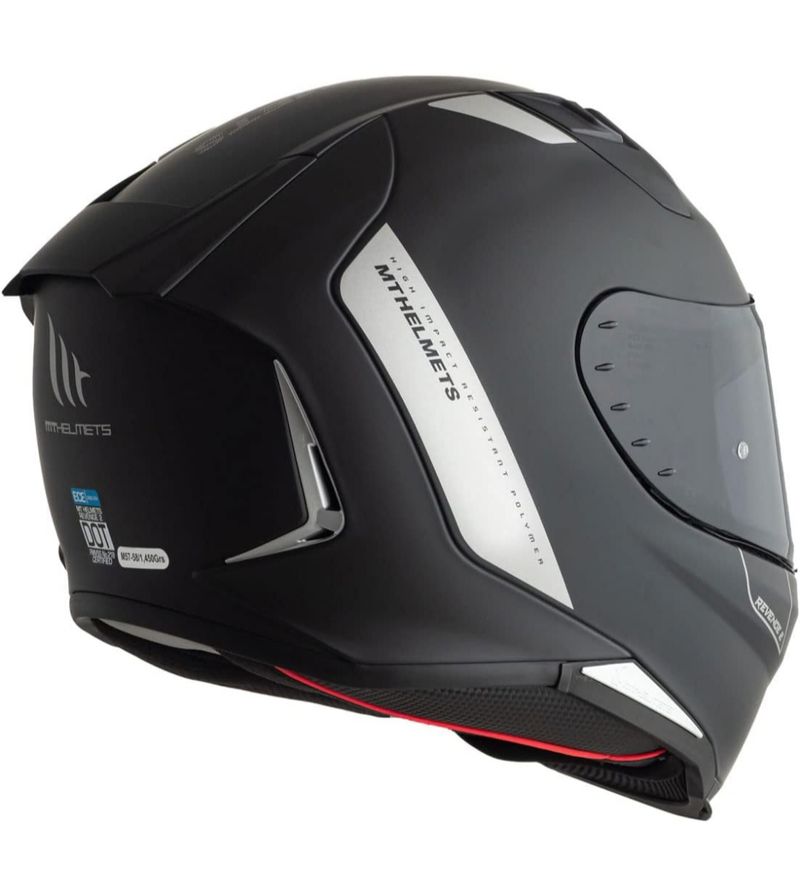 Casco MT Helmets Revenge 2 Negro brillante. - Imagen 2