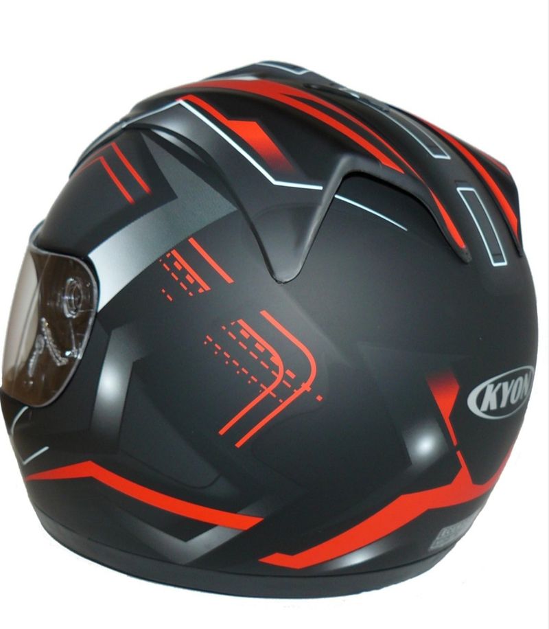 Casco de moto H510 Arrow mate negro/rojo - S - Imagen 2