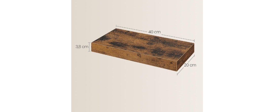 VASAGLE Estante de Pared LWS24BX - Imagen 2