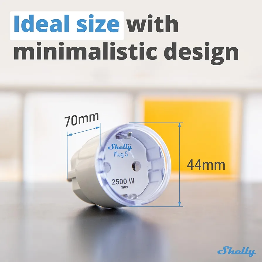 Enchufe - Plug S Blanco - Shelly Plus - Imagen 2