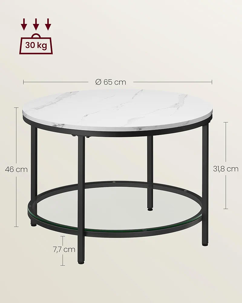Mesa de Centro - LCT072W13 - VASAGLE - Imagen 2