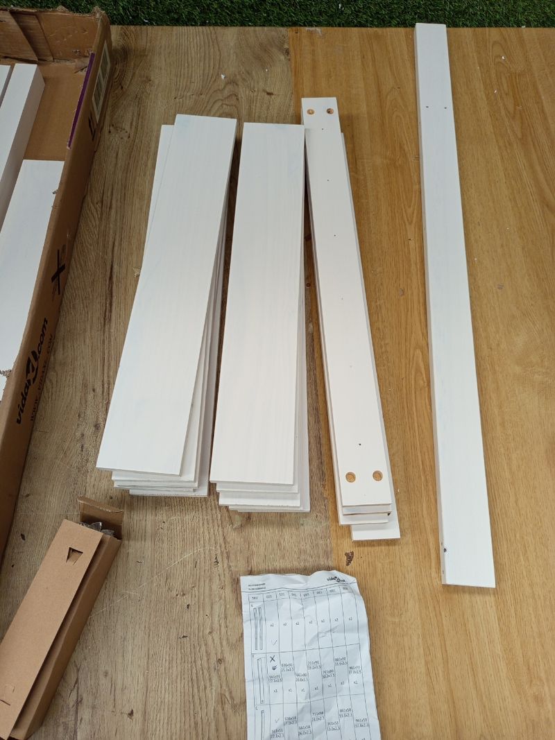 Cabecero cama pino blanco vidaXL - Imagen 2