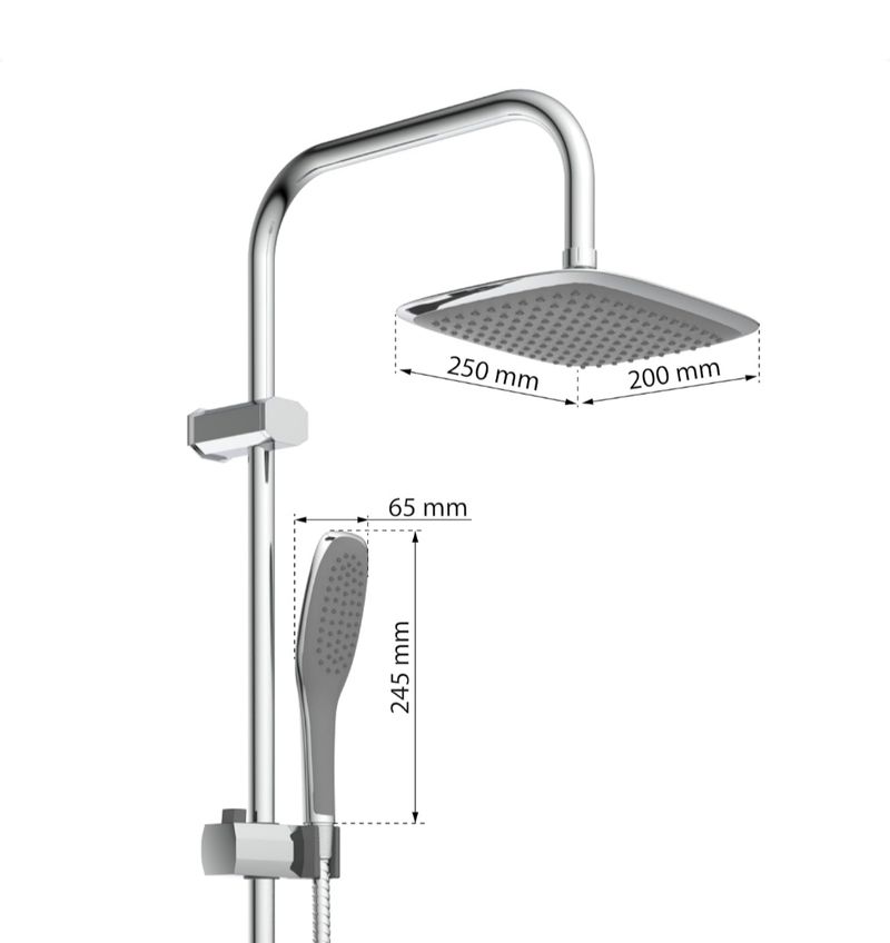 Ducha Baño - Griferia Metalica.