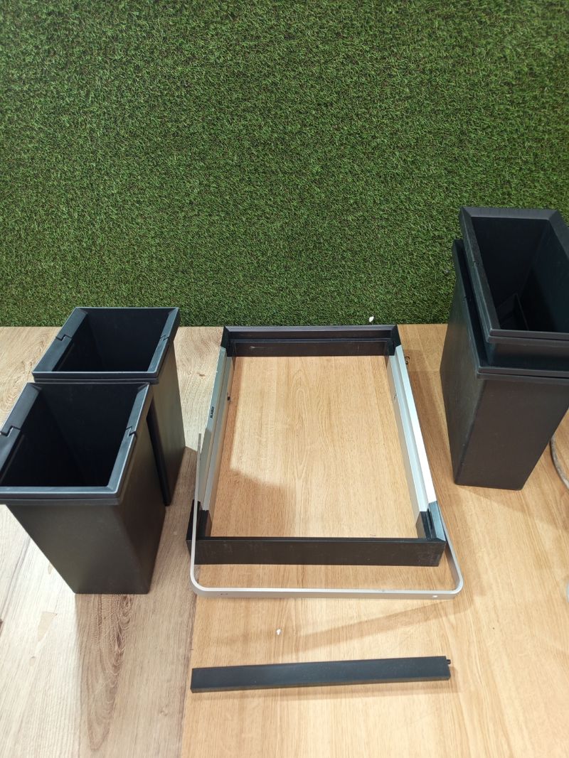 Cubo basura extraíble 3 cubetas - Imagen 2