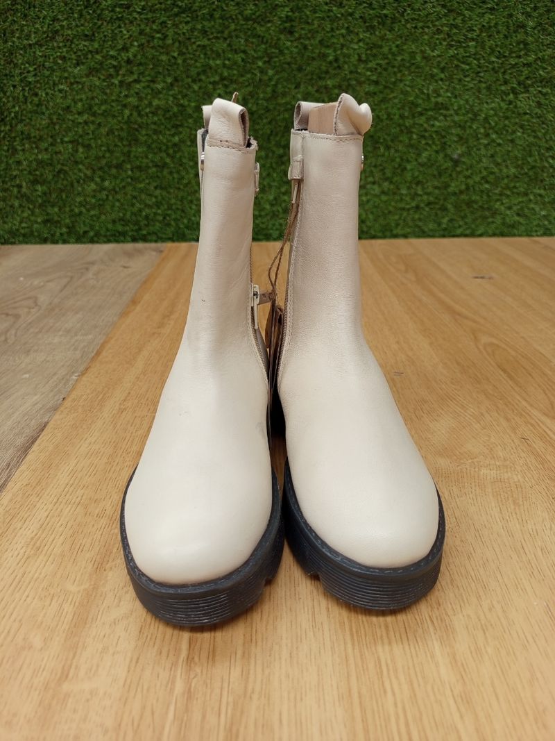 Botas Gioseppo Piel Crema - Imagen 2