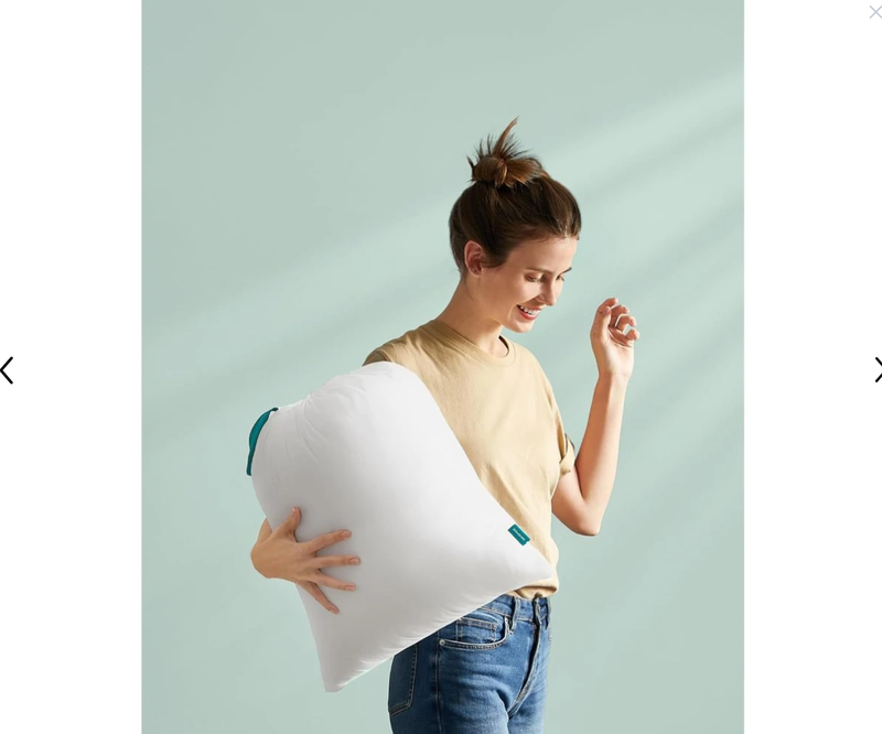 Almohada 80 x 80 cm con relleno de 1500 g SONGMICS - Imagen 2