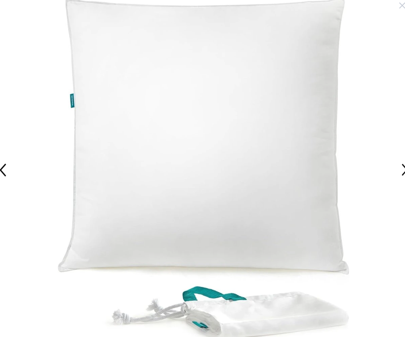 Almohada 80 x 80 cm con relleno de 1500 g SONGMICS