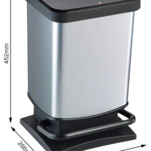 Cubo de metal con pedal