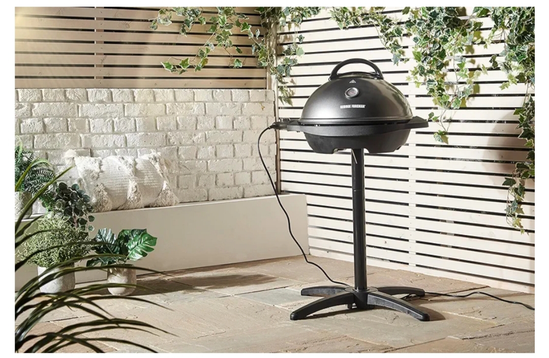 George Foreman Grill - Parrilla Eléctrica, Barbacoa Interior y Exterior