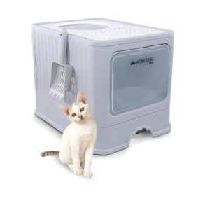 Arenero gatos cubierto