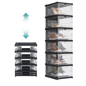 SONGMICS Cajas para Zapatos, Juego de 6