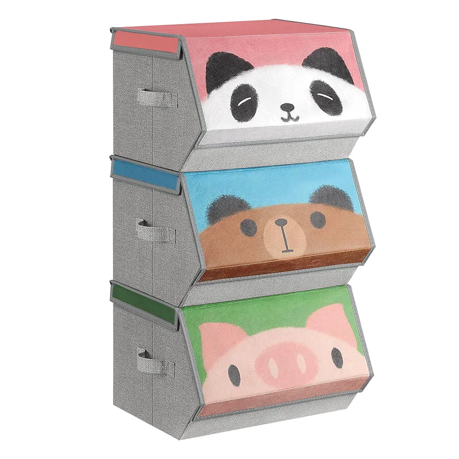 Caja almacenaje - Panda, Oso, Cerdo - SONGMICS