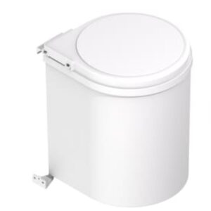 Cubo de basura redondo y giratorio