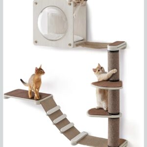 Feandrea Muebles de pared para gatos.