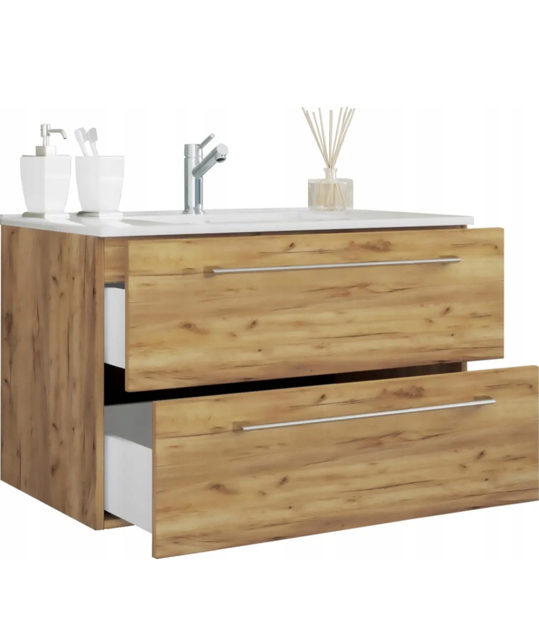 Mueble de lavabo Badinos de 80 cm
