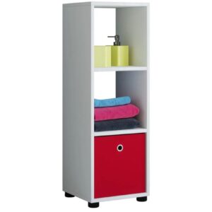 VCM Estantería de Madera para Libros Deco estantería para Libros Benas-3 Blanco